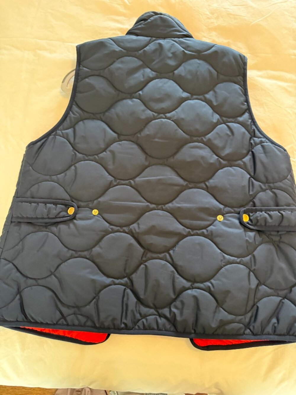 J.Crew Navy Quilted Vest